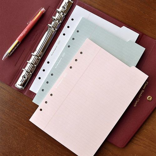Classy 6 Ring A5 Index Planner Refill