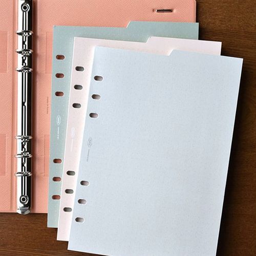 Double-sided Classy 6 Ring A5 Index Planner Refill