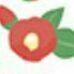 Winter Flower Slim Sticker, Camellia