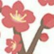Winter Flower Slim Sticker, Plum