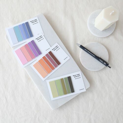 Winter Index Sticky Note