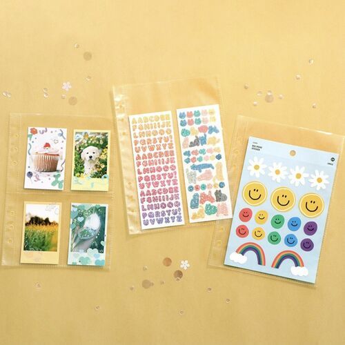 Sticker Storage 6 Ring A5 Pocket Refill