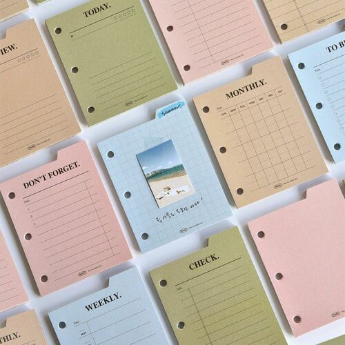 Mini Classy 3 Ring Index Planner Refill