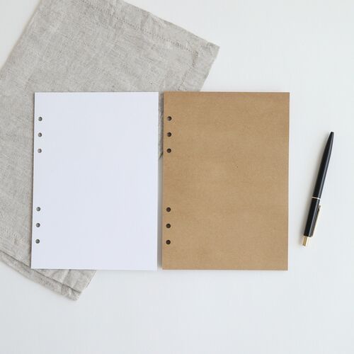 MYO 6 Ring A5 Plain Note Refill