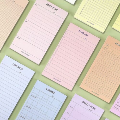 Vintage-colored Planning Notepad v2