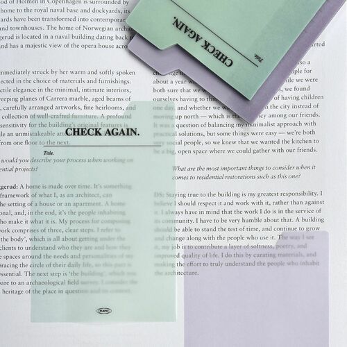 Large Tracing Index Sticky Note