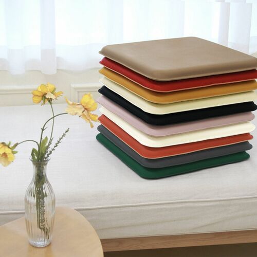Square Vegan Leather Sitting Cushion