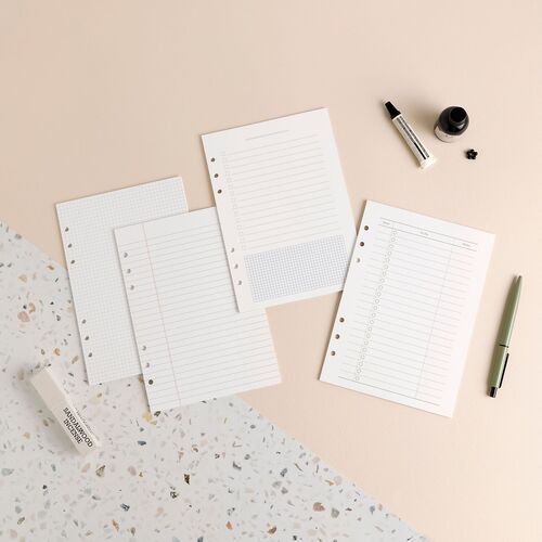 Basic 6 Ring A5 Note Refill