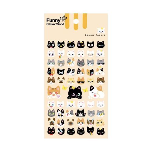 Kawaii Cats Emoji Sticker