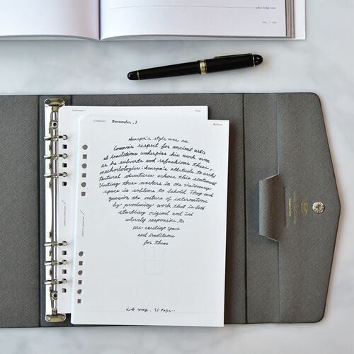 Up&Down Fountain Friendly 6 Ring A5 Note Refill