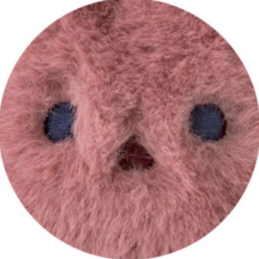 Piyo Bunny Fur Key Ring, Rose Pink