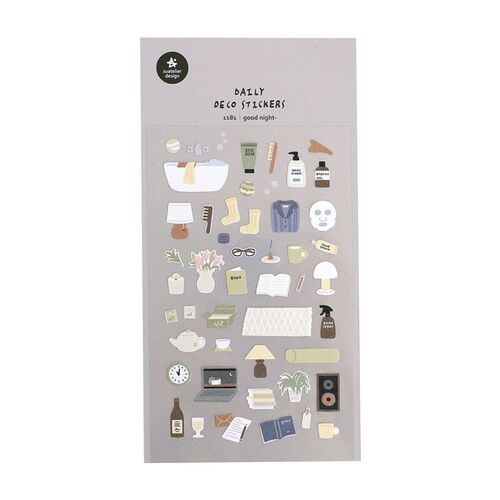 Good Night Deco Sticker