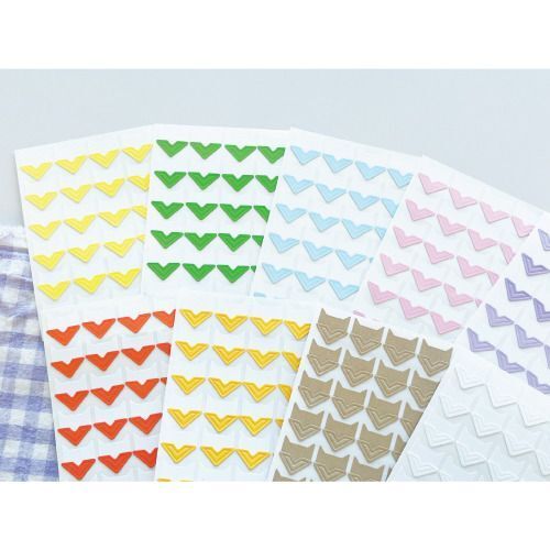Colorful Paper Corner Sticker