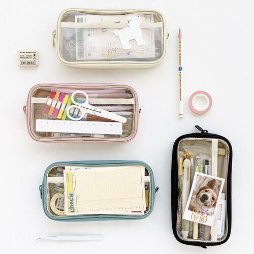 Smile Window Flat Pen Pouch