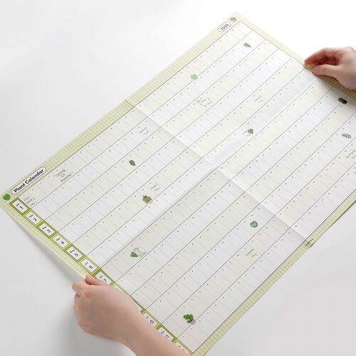 2026 Plant Yearly Calendar Poster
