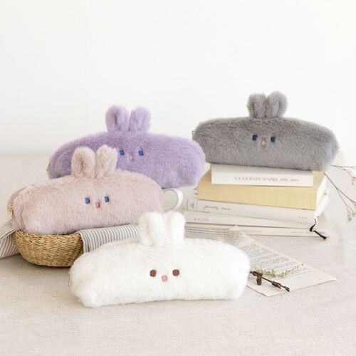Piyo Bunny Fur Pen Pouch