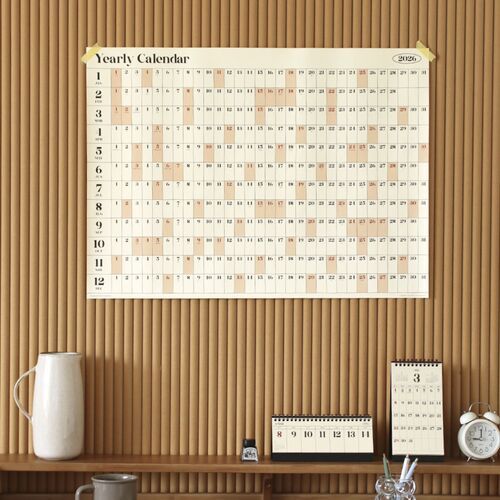 2026 Yearly Calendar Poster