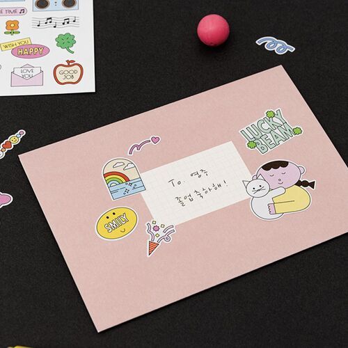 6pcs Palette Daily Sticker Set - Image 12