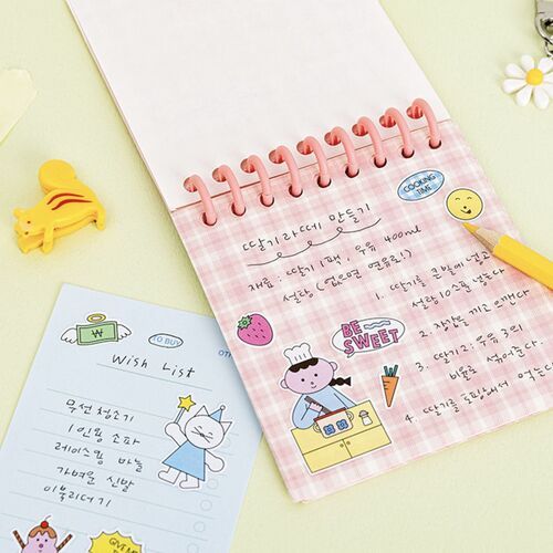 6pcs Palette Daily Sticker Set - Image 7