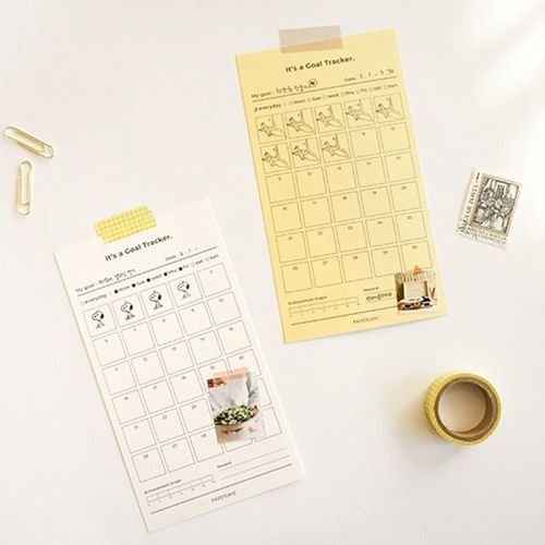 30 Days Goal Tracking Sheets