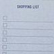 01. Shopping List