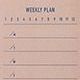 07. Weekly Plan