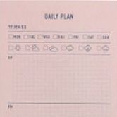 Daily Plan