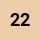 22 Pale Orange