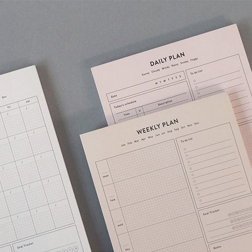 Life A5 Schedule Notepad