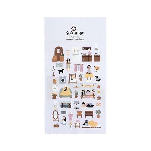 Home Vlog Deco Sticker